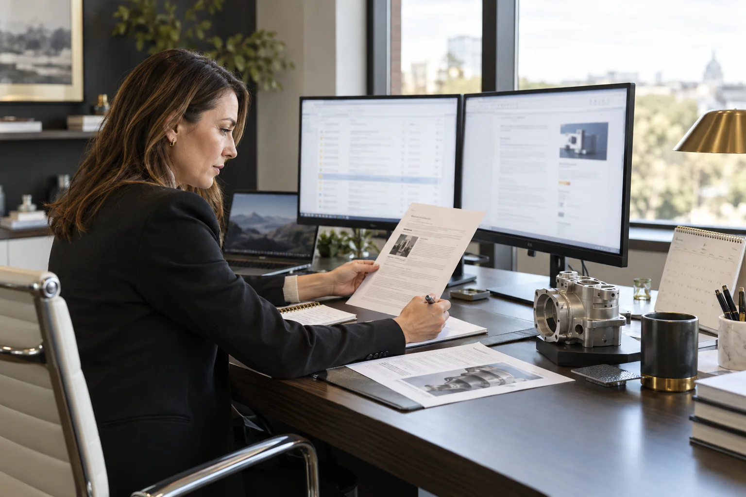 Analyst monitoring public procurement notices for relevant opportunities